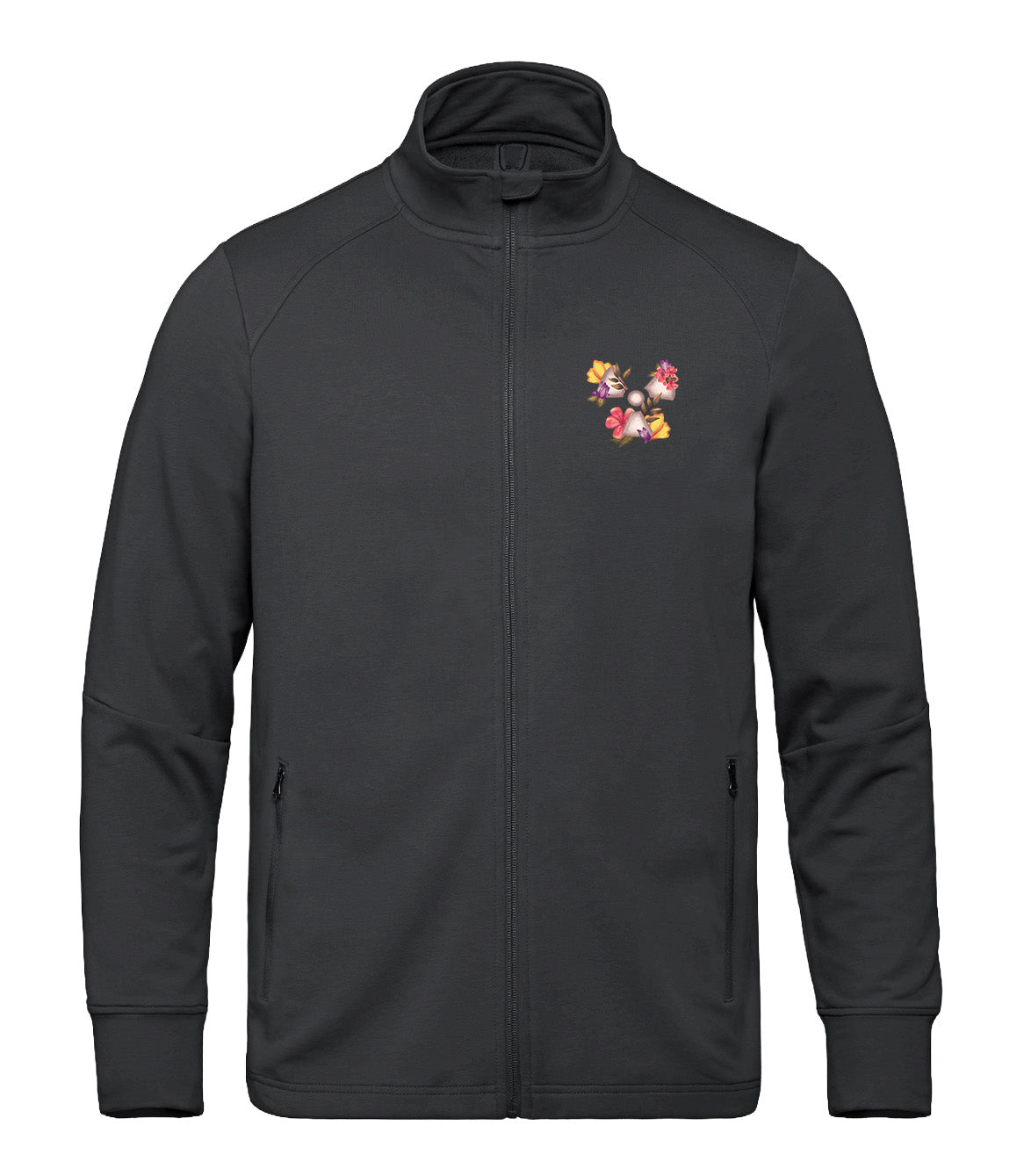 Floral Sketch - Men's Performance Warm-up Jacket