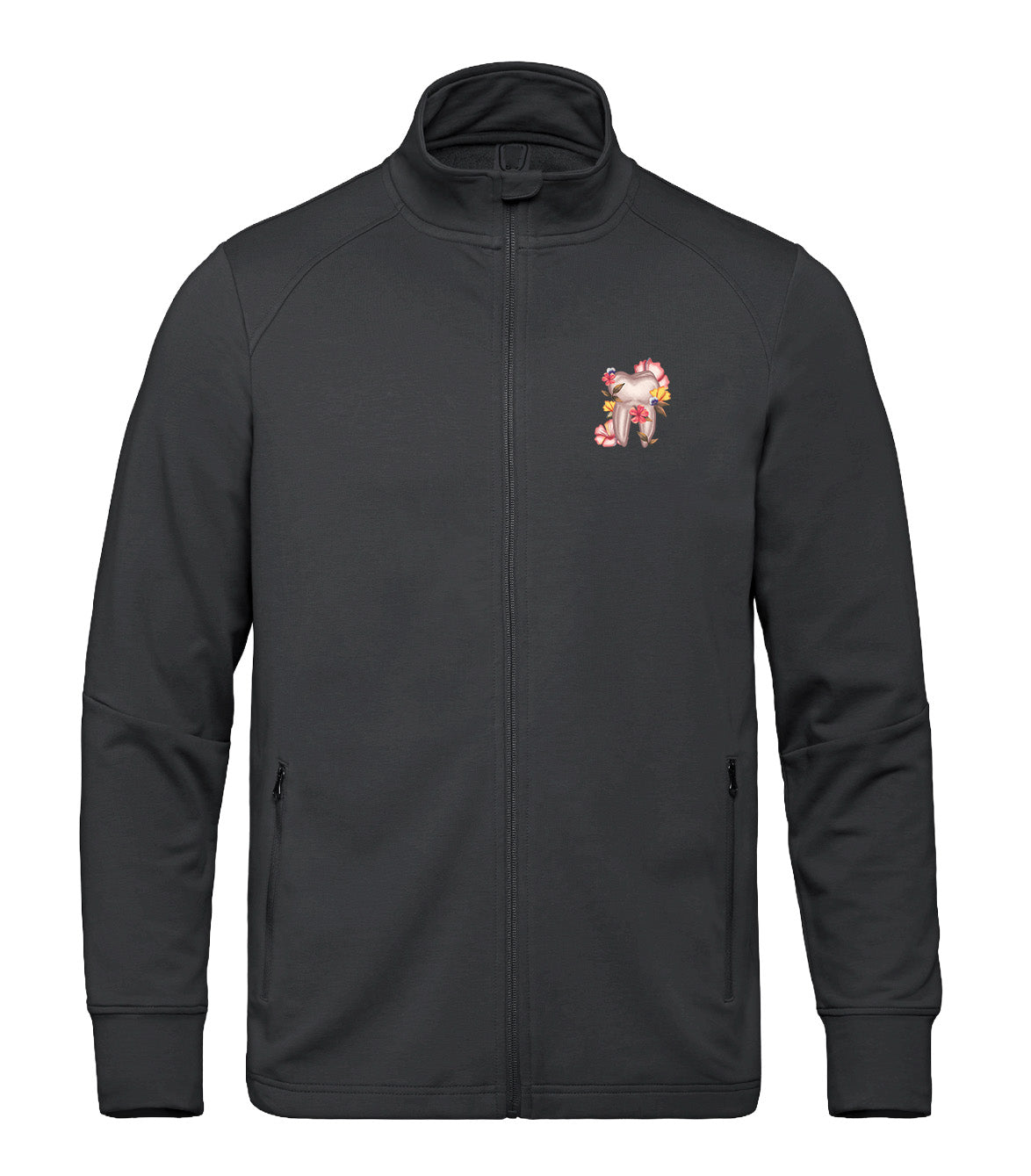 Floral Sketch - Men's Performance Warm-up Jacket