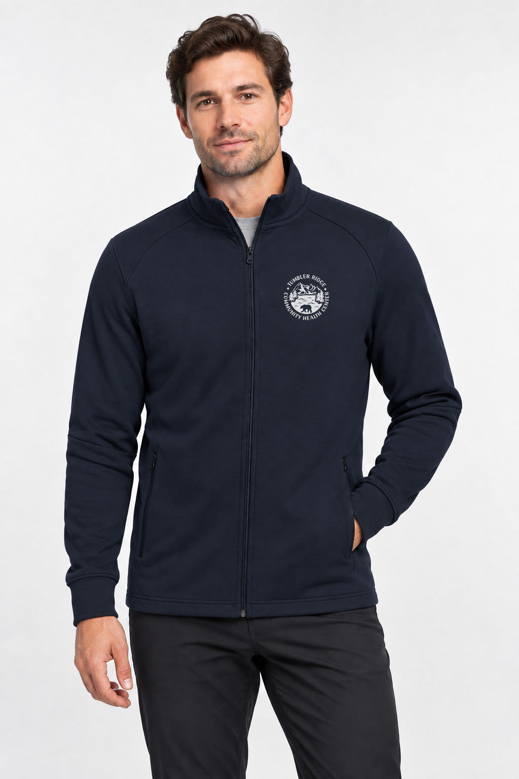 Tumbler Ridge D & T Center - Round 2 - Men's Performance Warm-up Jacket
