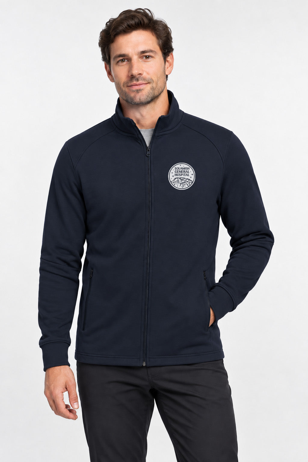 Squamish General Hospital - Men's Performance Warm-up Jacket