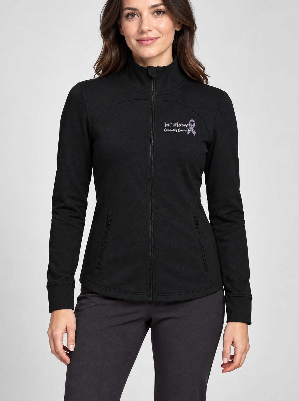 Fort McMurray Community Cancer Clinic - Women's Performance Warm-up Jacket