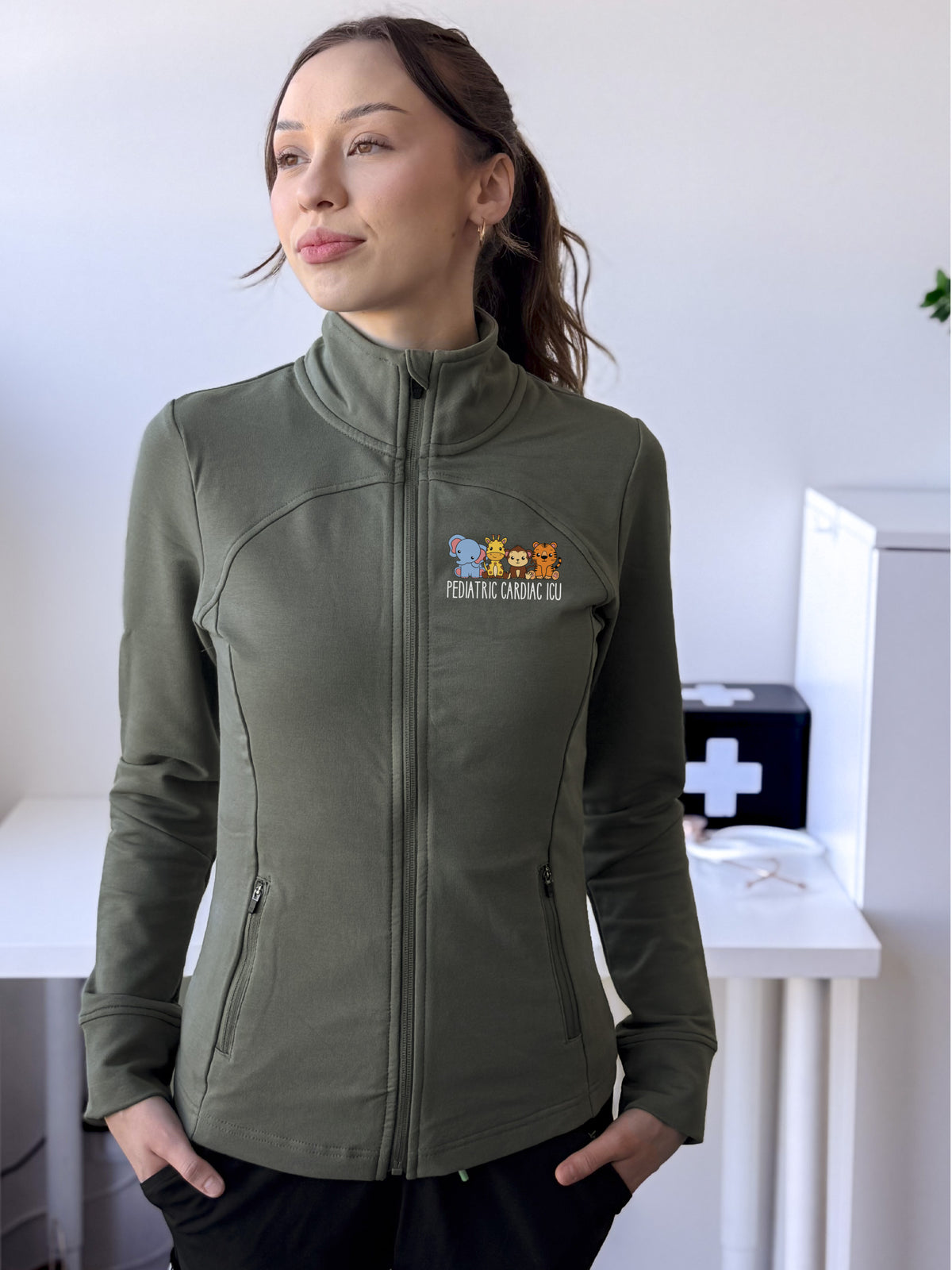 Alberta Health Services - Pediatric Cardiac Intensive Care Unit - Women's Performance Warm-up Jacket