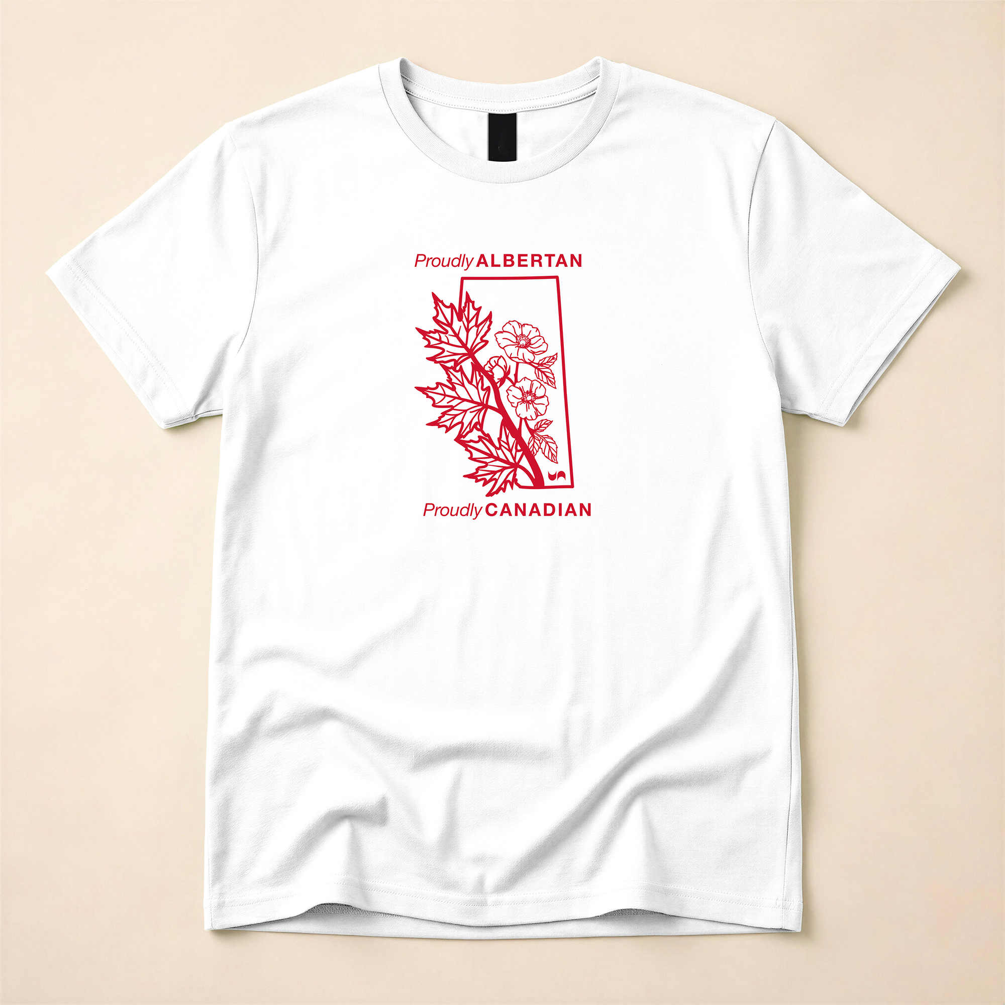 UNA - Proudly Albertan, Proudly Canadian - Essential T-Shirt