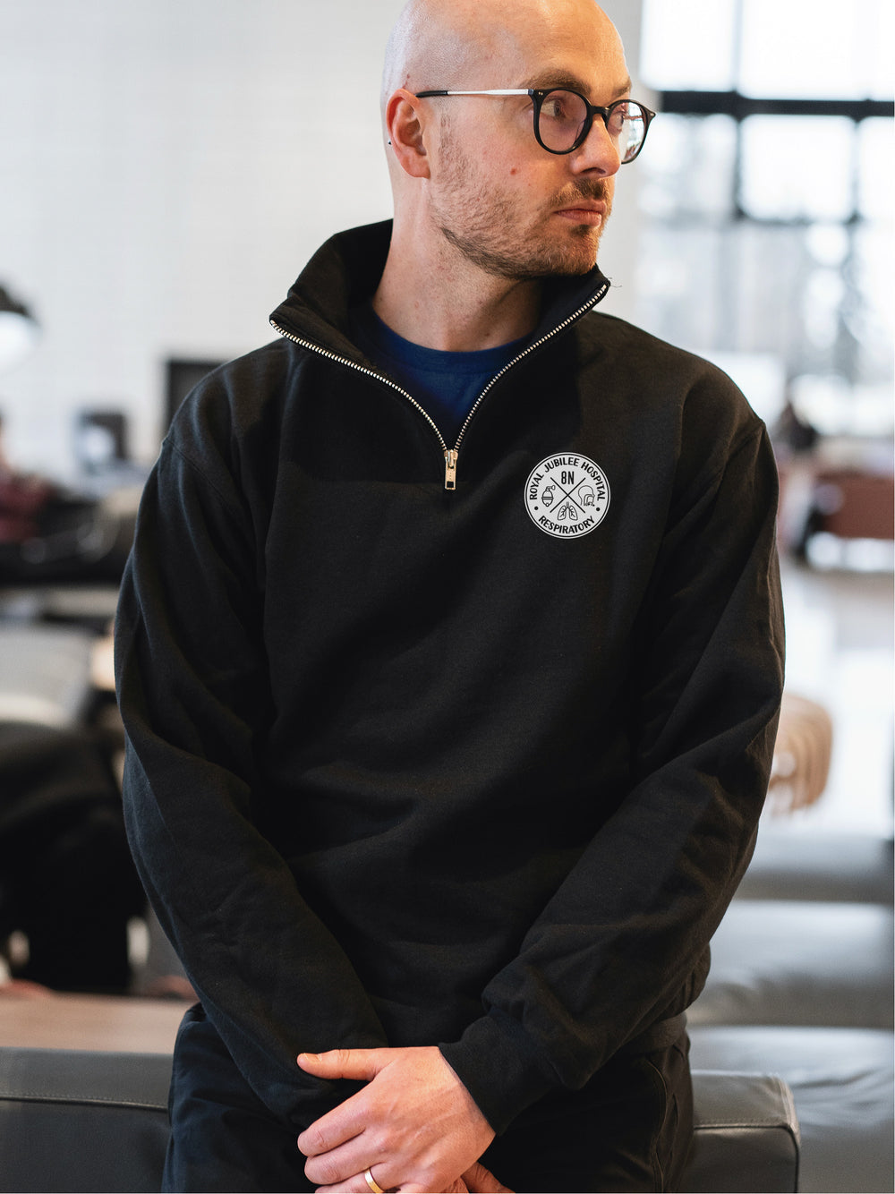 Royal Jubilee Hospital 8N Respiratory - Round 2 - Elevate 1/4 Zip Jacket