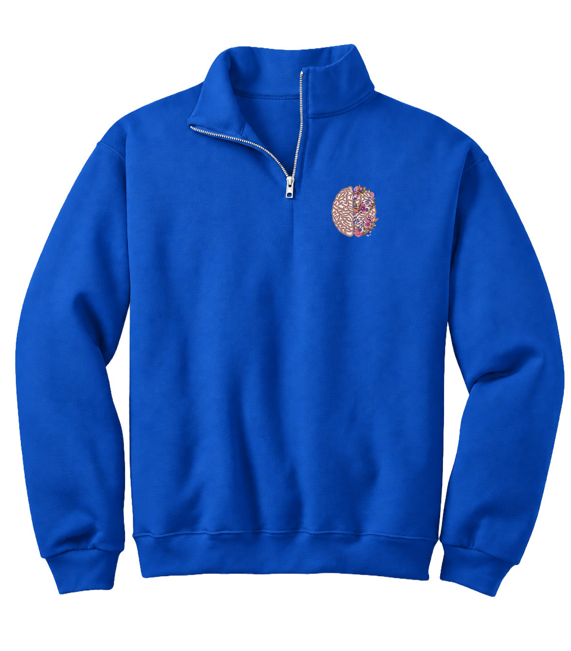 Floral Sketch - Elevate 1/4 Zip Sweatshirt