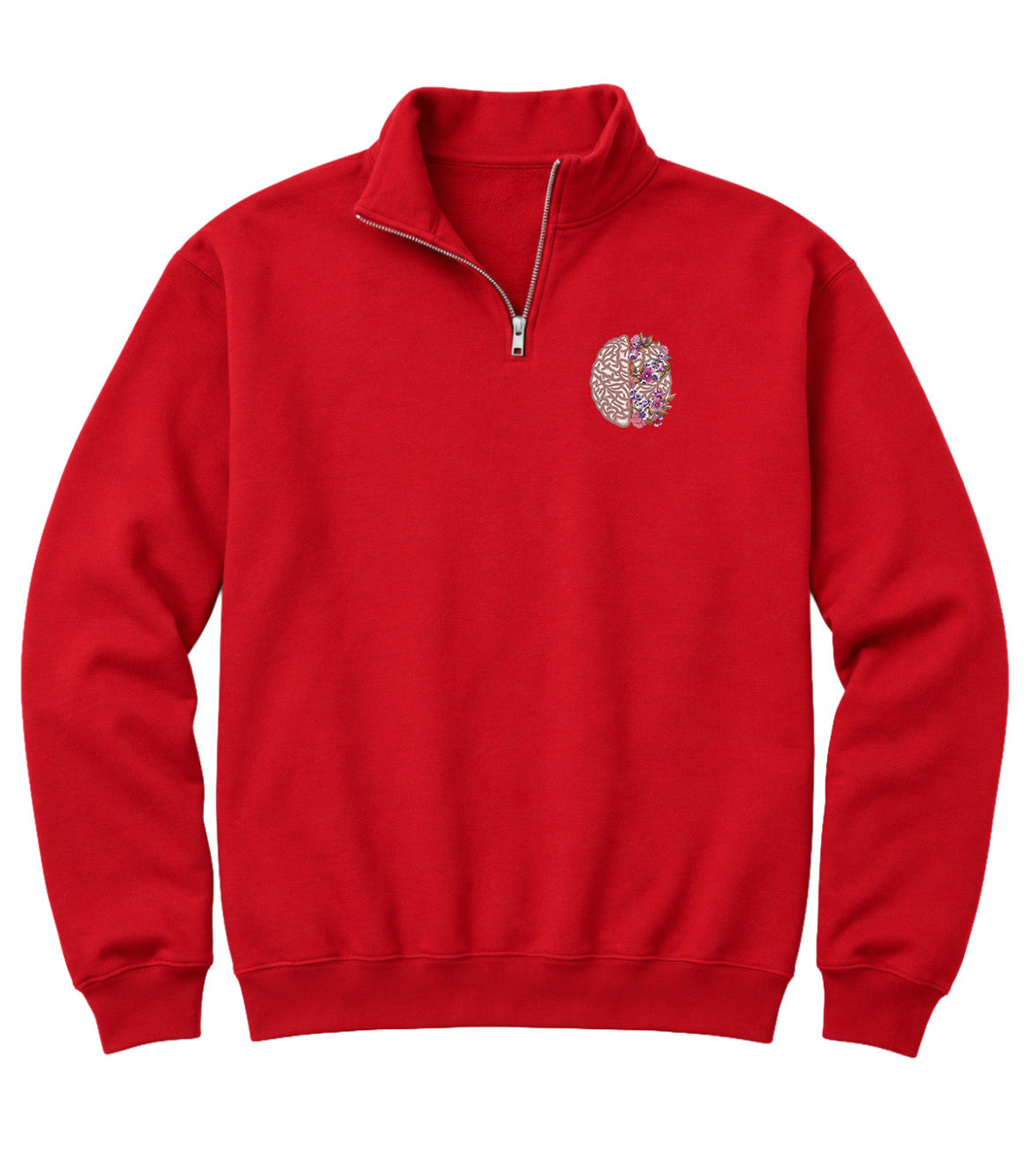 Floral Sketch - Elevate 1/4 Zip Sweatshirt