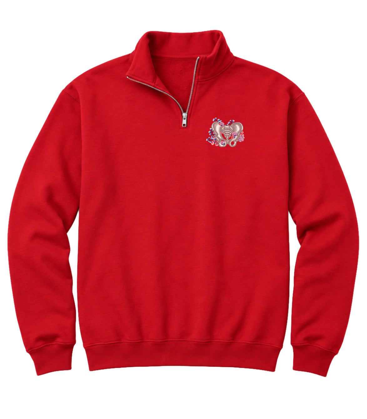 Floral Sketch - Elevate 1/4 Zip Sweatshirt