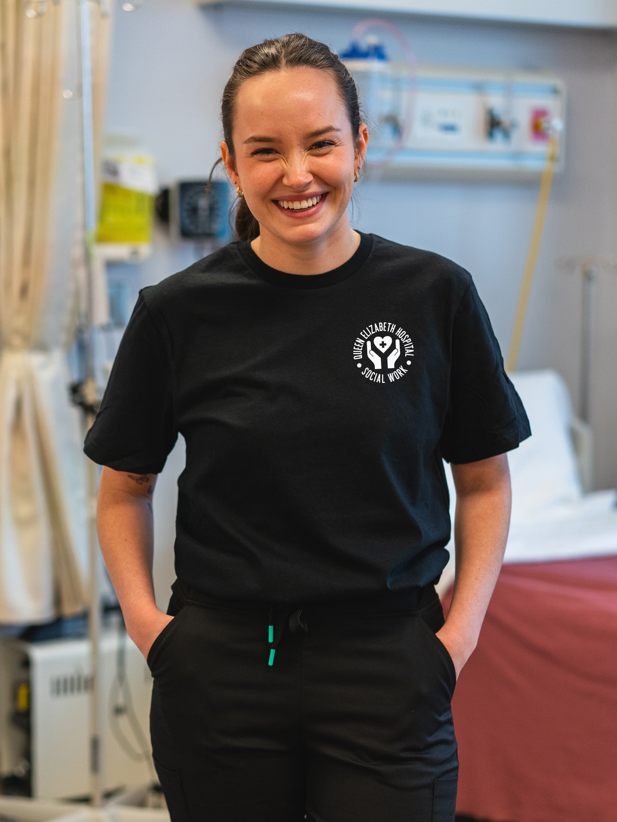 Queen Elizabeth Hospital Social Work - Essential T-Shirt - Lubdub Apparel