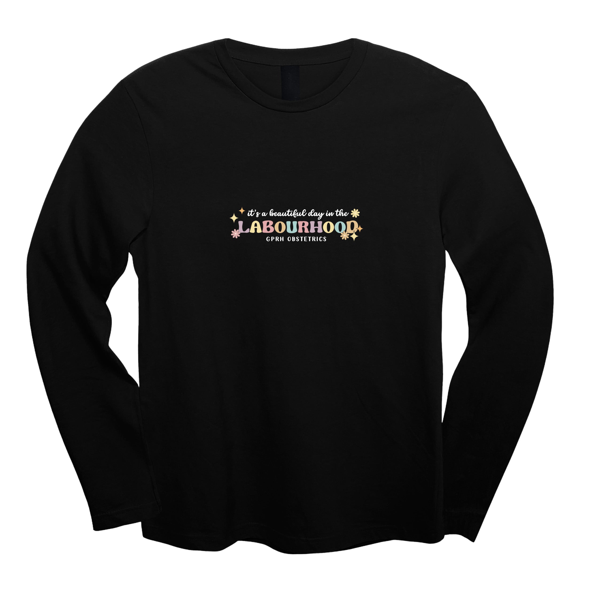 Grande Prairie Regional Hospital Obstetrics - Round 2 - Essential Long Sleeve Shirt - Lubdub Apparel