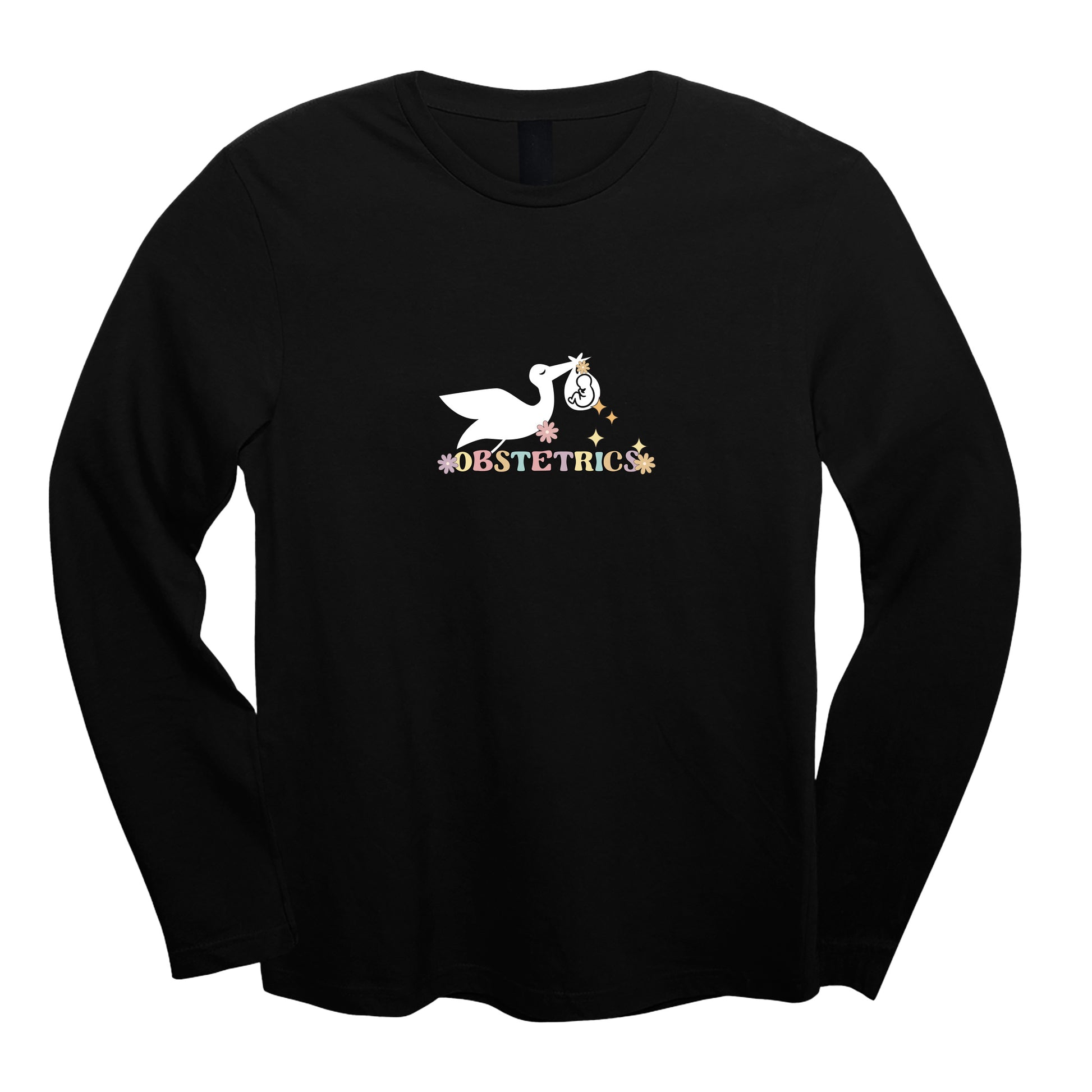 Grande Prairie Regional Hospital Obstetrics - Round 2 - Essential Long Sleeve Shirt - Lubdub Apparel