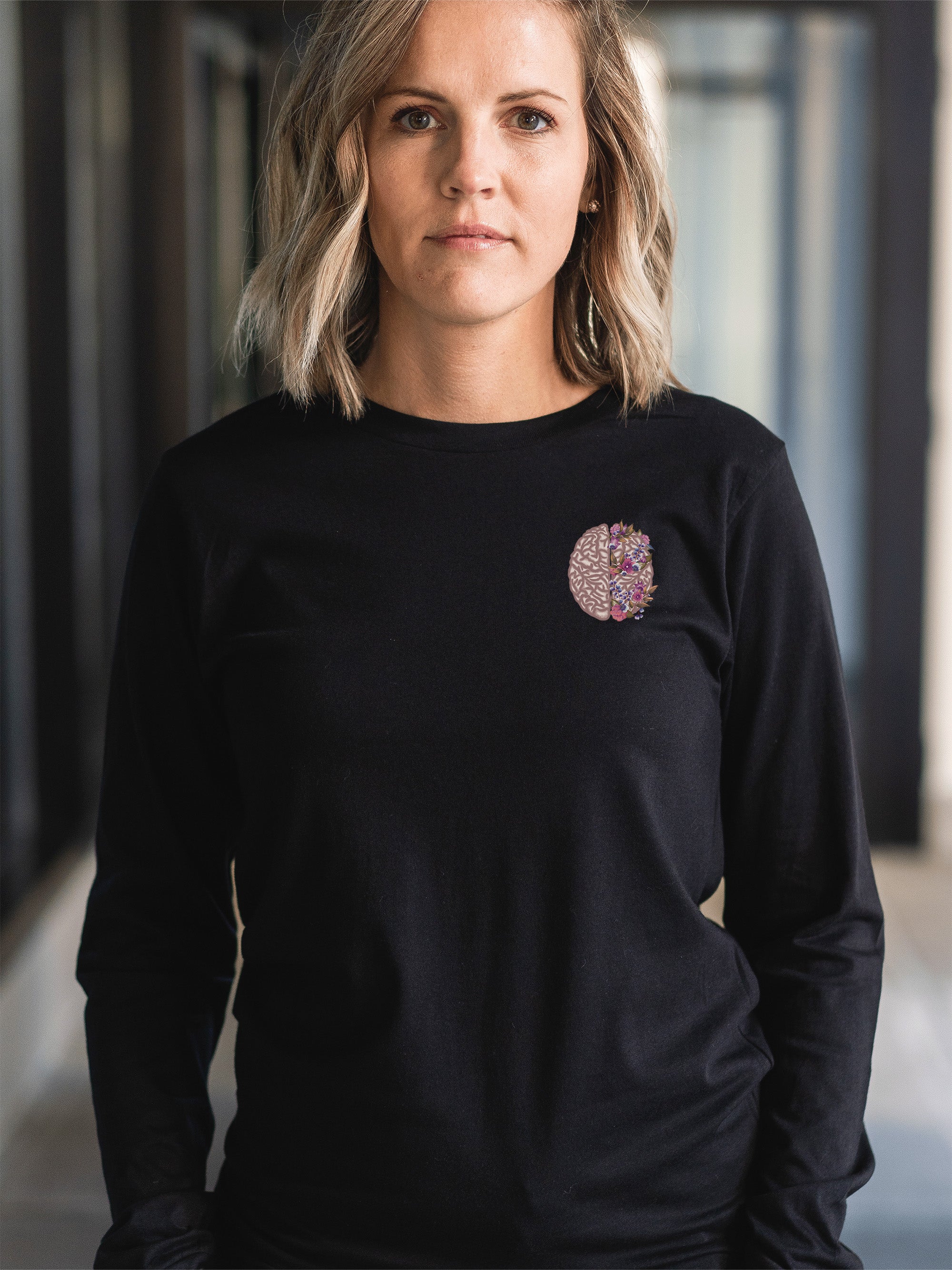 Floral Sketch - Essential Long Sleeve Shirt