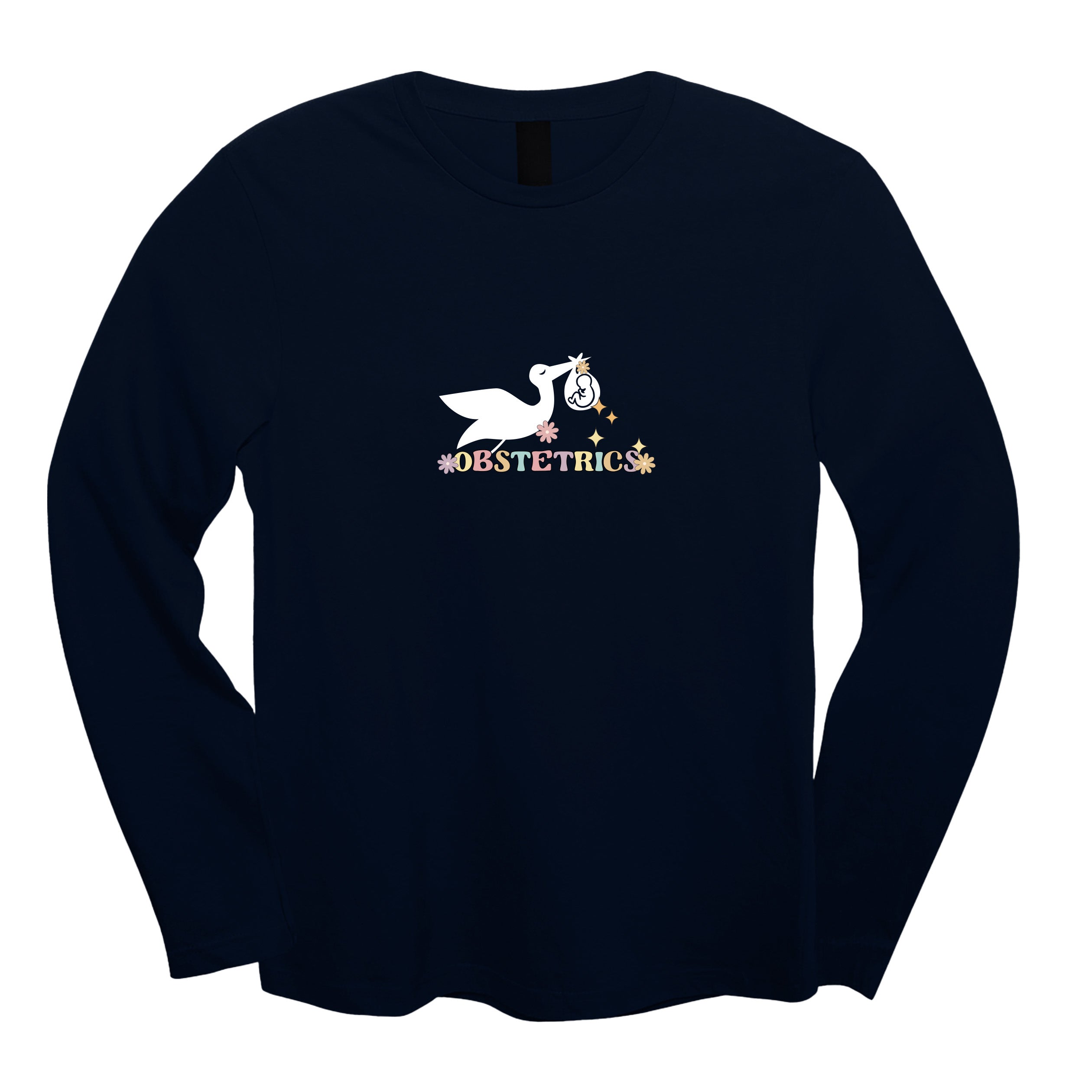 Grande Prairie Regional Hospital Obstetrics - Round 2 - Essential Long Sleeve Shirt - Lubdub Apparel