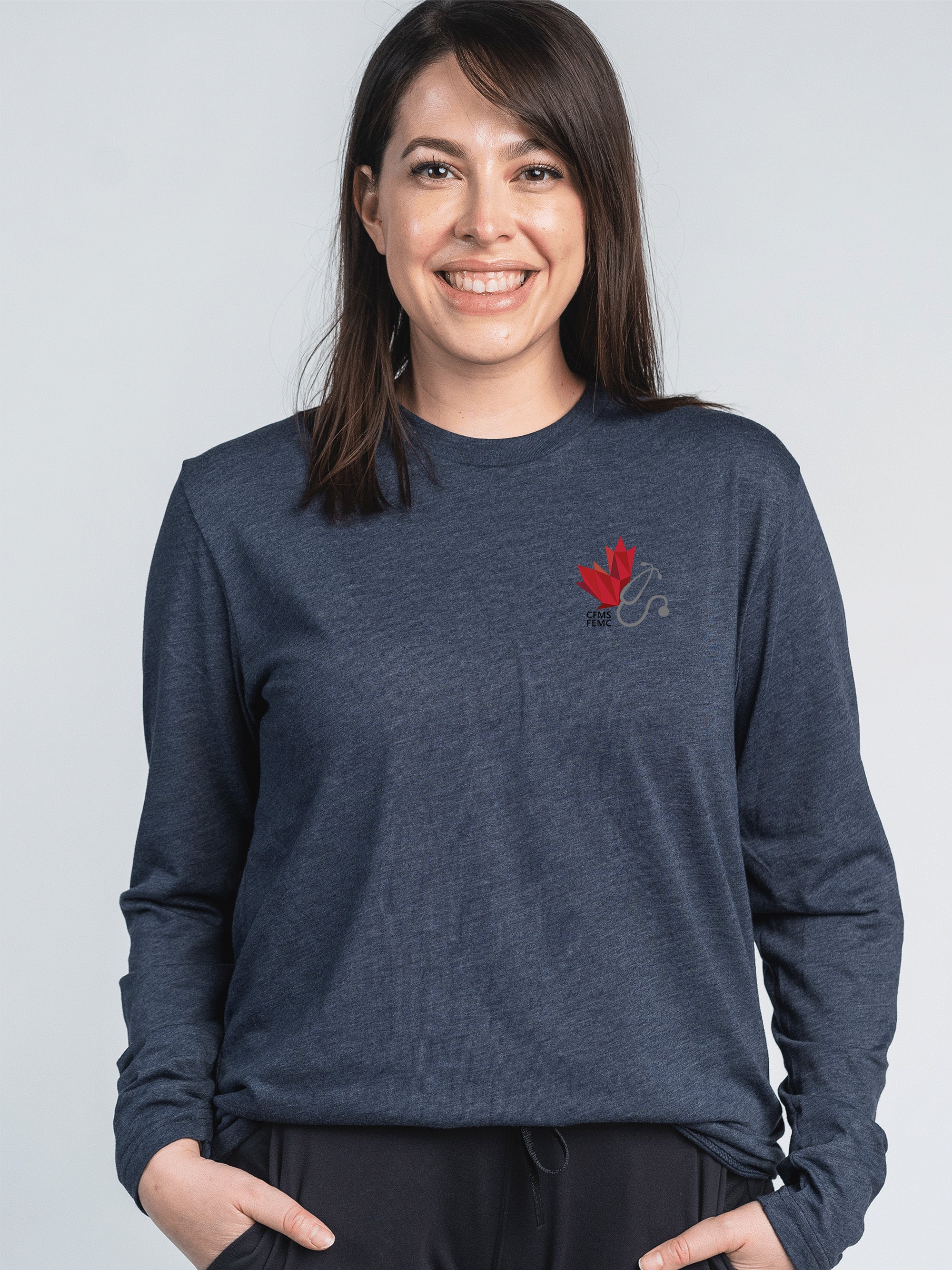 Canadian Federation of Medical Students - Essential Long Sleeve Shirt