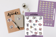 Multipurpose and Shift Planning Sticker Pack - Lubdub Apparel