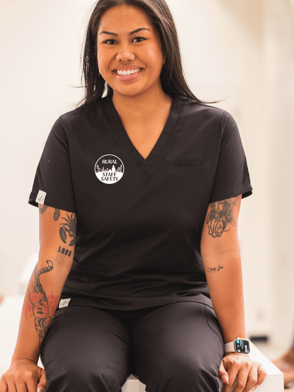 Rural Staff Safety - Codi Scrub Top
