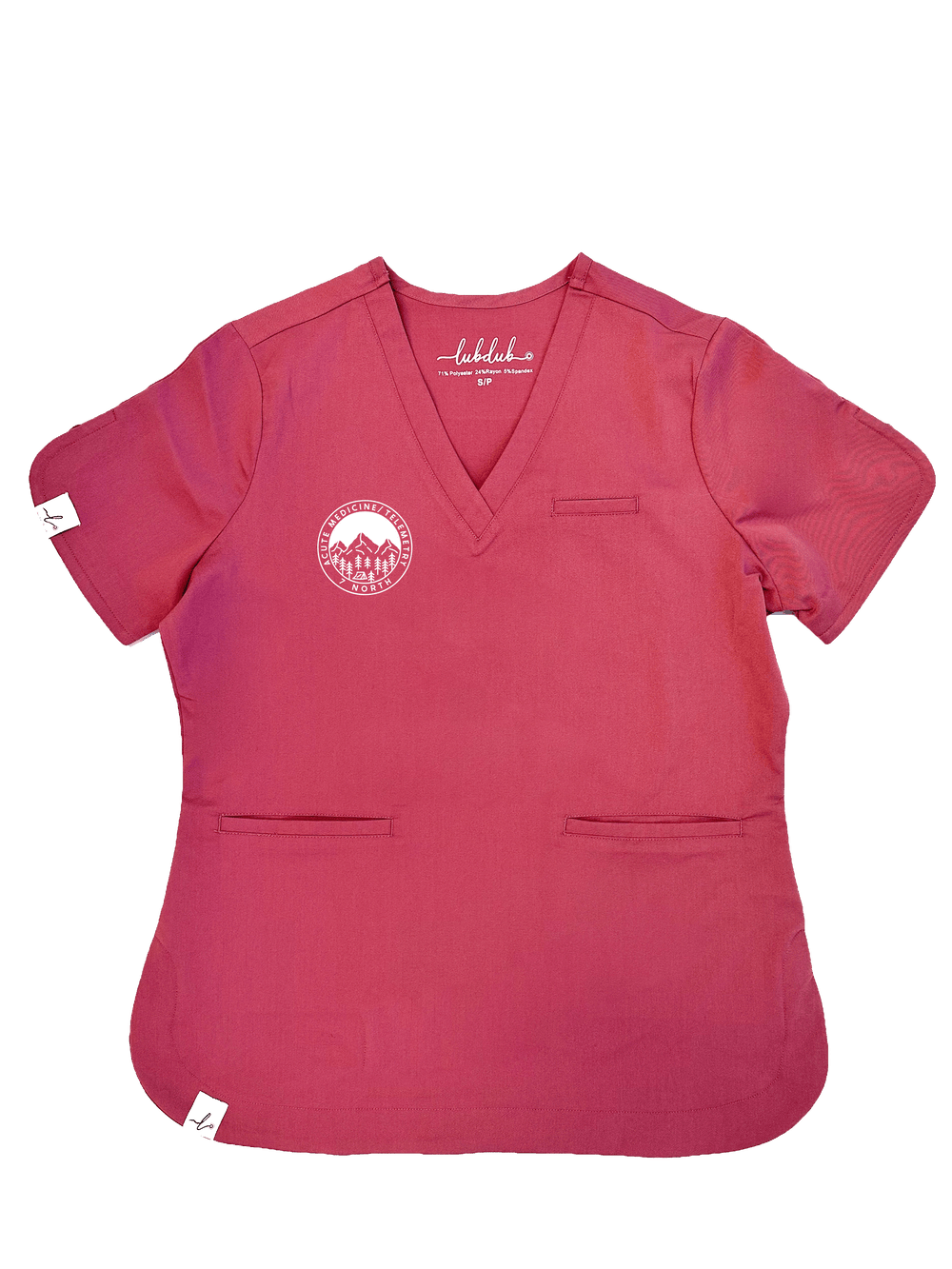 Royal Inland Hospital 7N - Round 5 - Clearance Rosa Scrub Top
