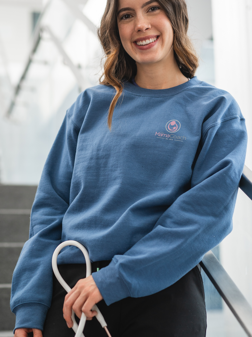 The Mama Coach - Non-Pocketed Crew Sweatshirt