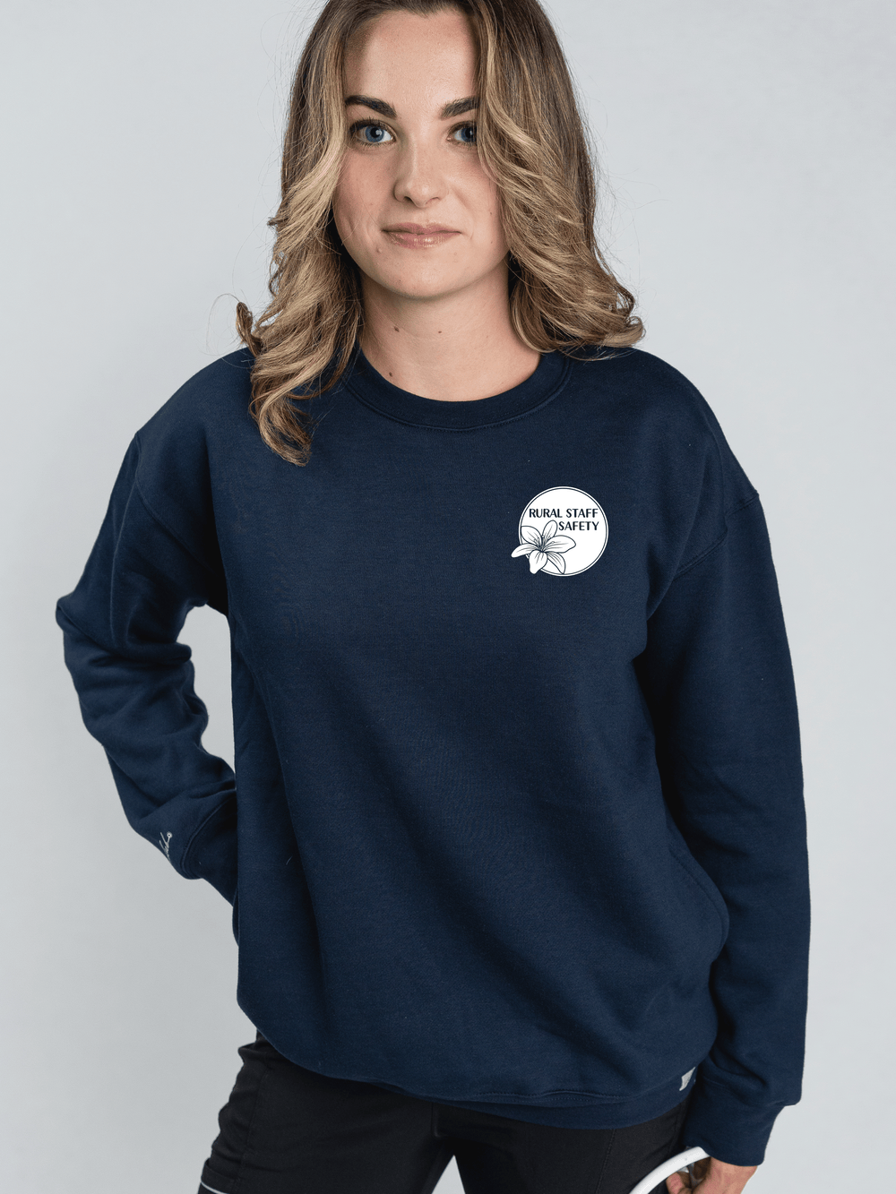 Rural Staff Safety - Pocketed Crew Sweatshirt
