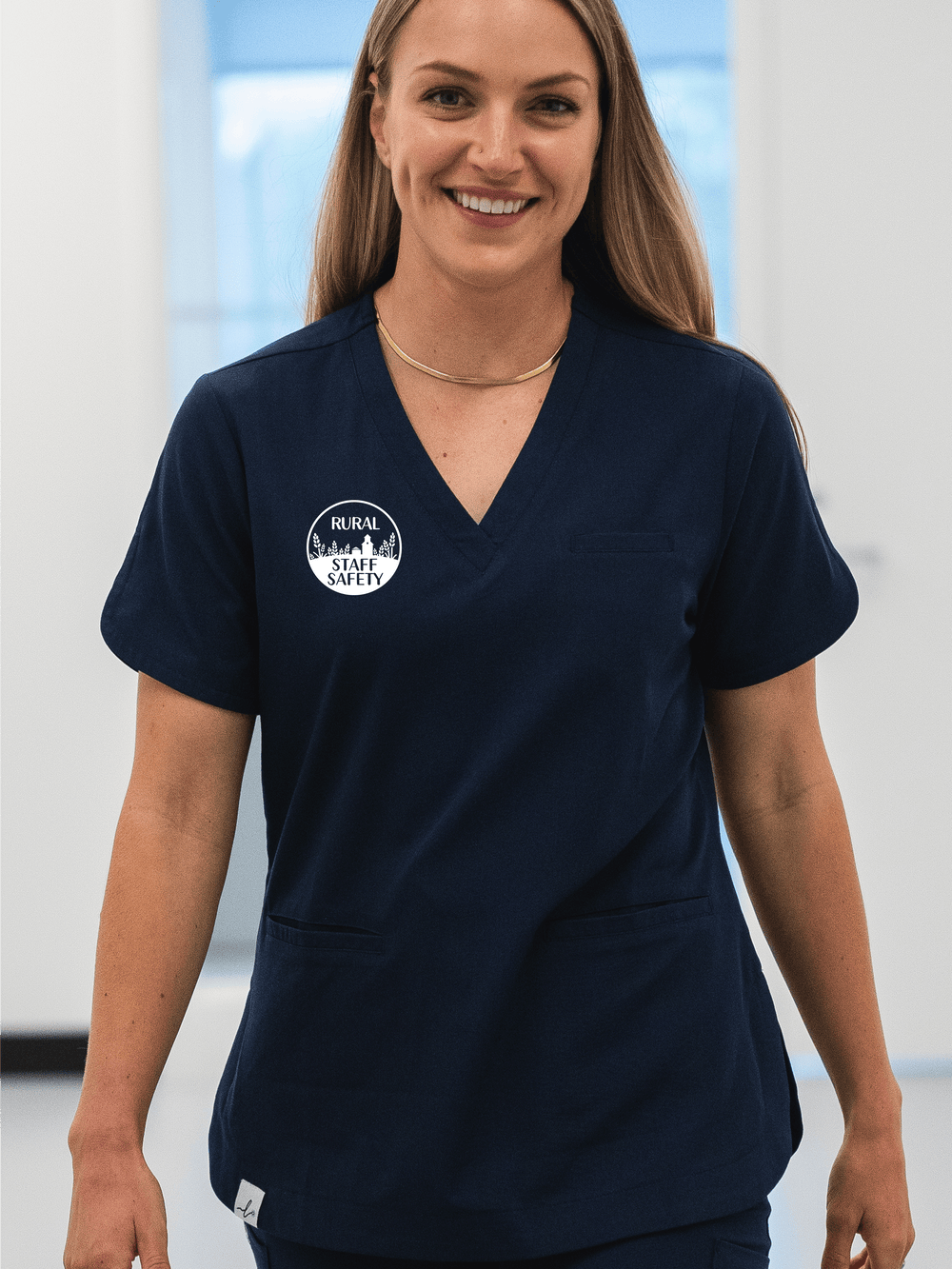 Rural Staff Safety - Clearance Rosa Scrub Top