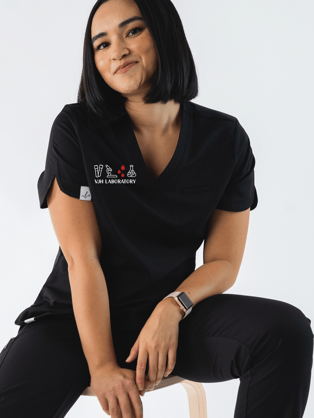 Vernon Jubilee Hospital Laboratory - Round 2 - Rosa Scrub Top