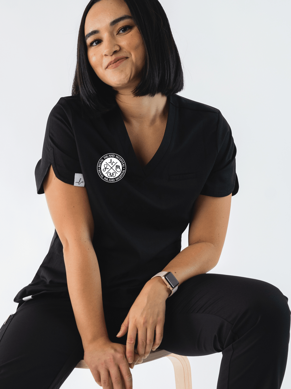 Royal Inland Hospital 7N - Round 5 - Rosa Scrub Top