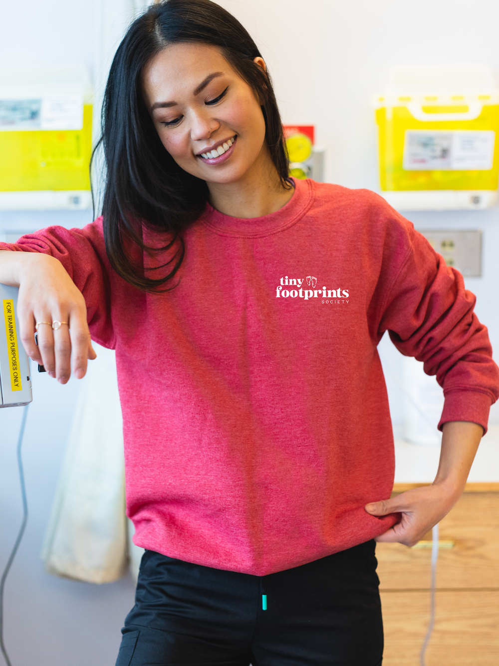 Tiny Footprints Fundraiser 2025 - Non-Pocketed Crew Sweatshirt