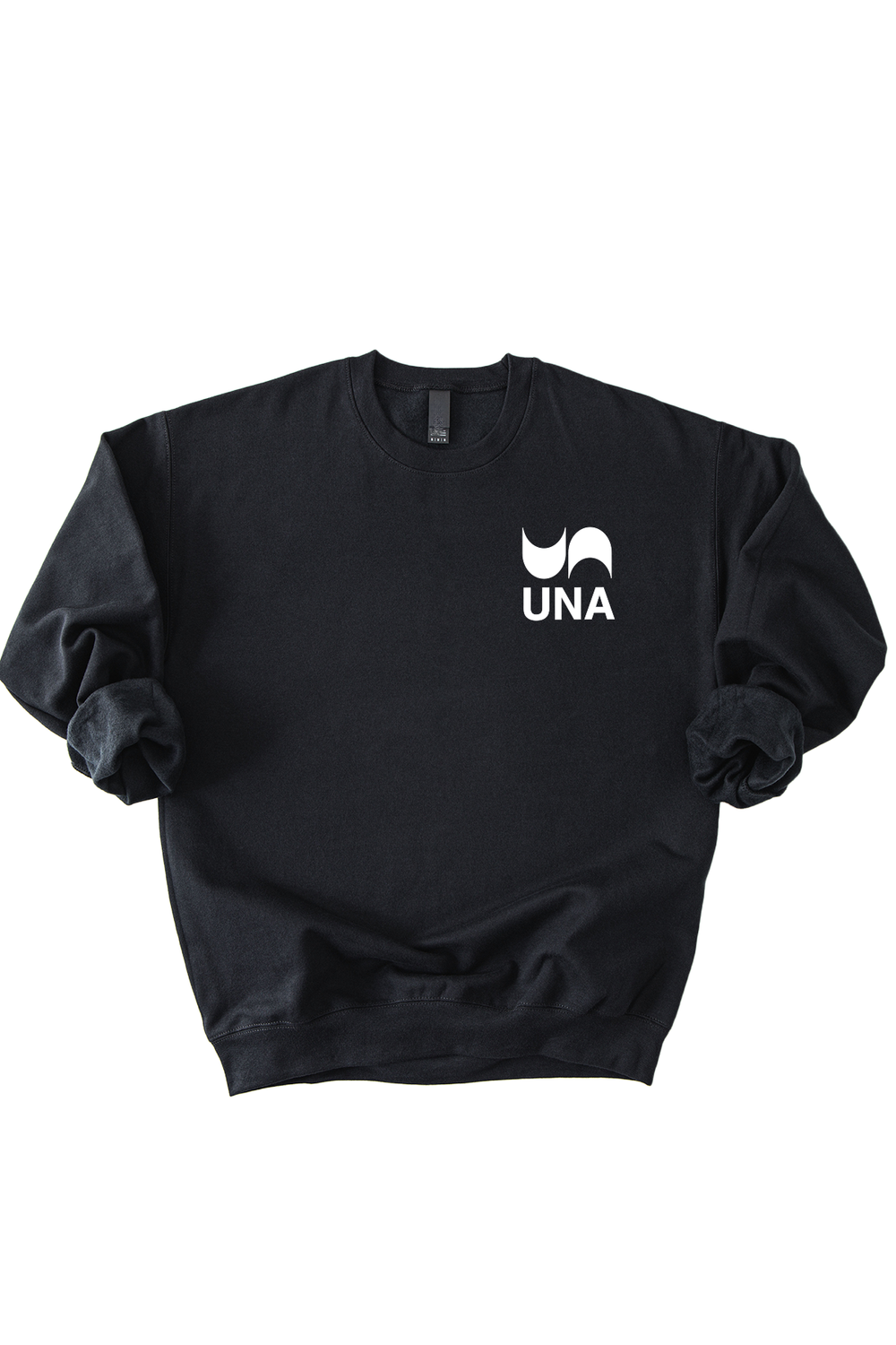 UNA Official Logo - Midweight Non-Pocketed Crew Sweatshirt