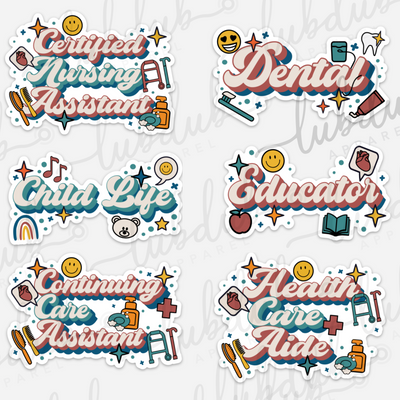 Designation Retro Sticker - Individual Sticker