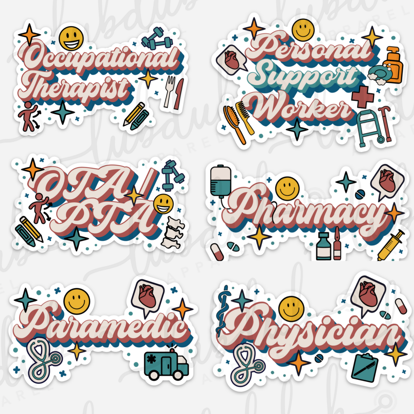 Designation Retro Sticker - Individual Sticker