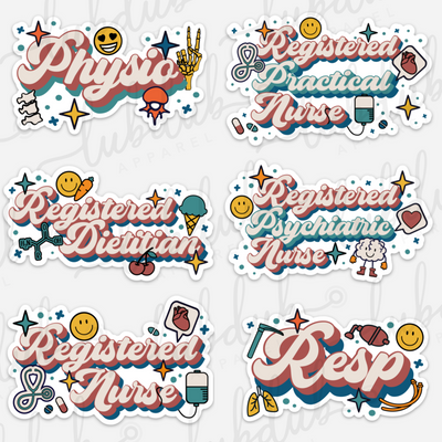 Designation Retro Sticker - Individual Sticker