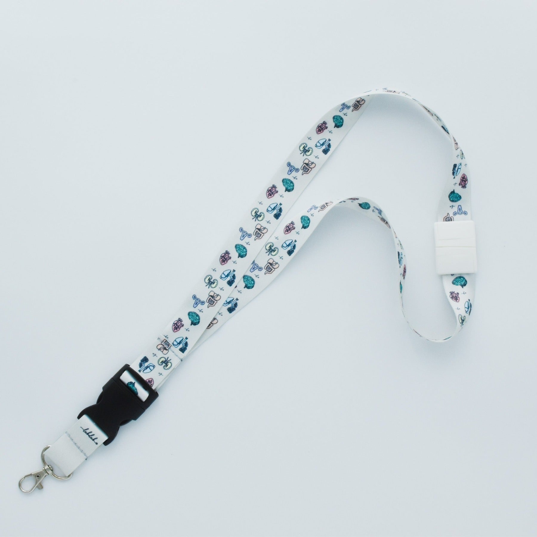 Lanyard - 1" Single Break-away with Detachable End - Lubdub Apparel